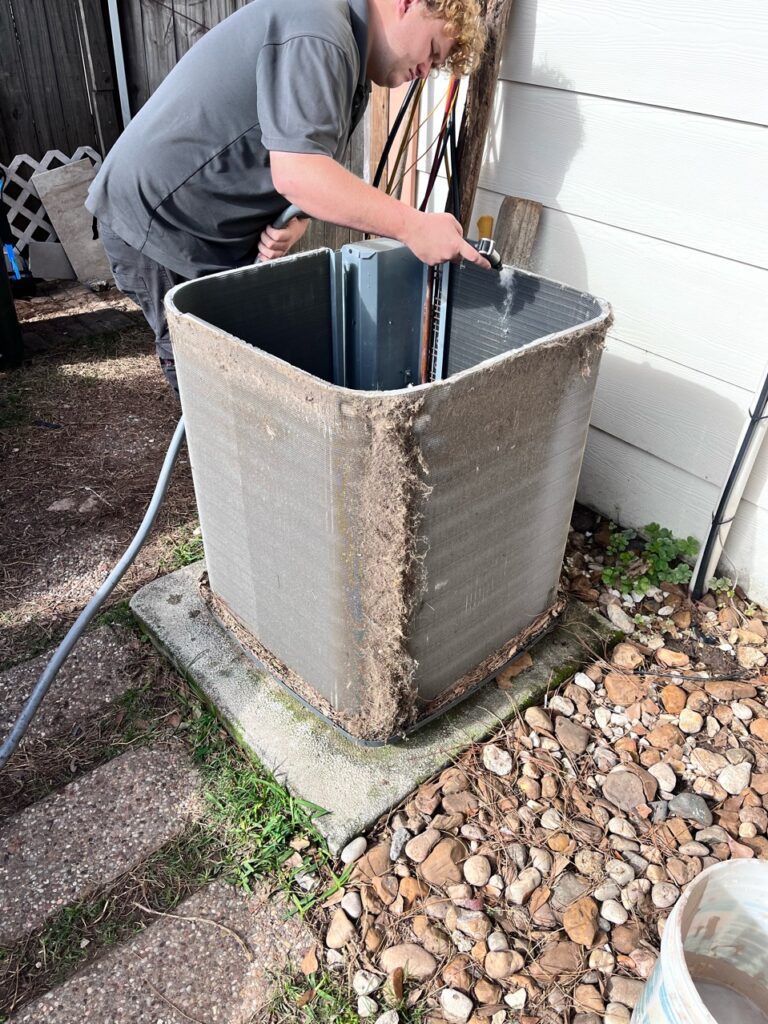 HVAC system cleaning